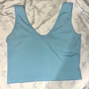 Blue tank top